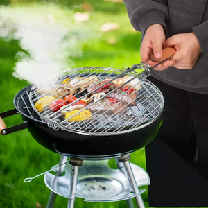 BBQ Mesh Grill Basket - Silver / 26.5cm by Marco Paul
