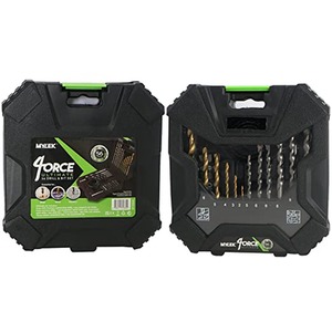 MYLEK 56 Piece Drill Bit And Screwdriver Accessory Set with Storage Case - Black by Mylek