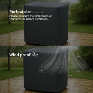 Heavy Duty Waterproof UV Outdoor BBQ Grill Protective Cover - Grey / Large by Home Source