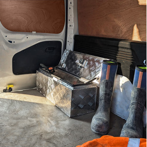 Aluminium Lockable Toolboxes - Silver / 66cm by T-Mech