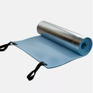 Aluminium Foil Camping Insulated Mat - Silver & Blue by Garden Mile