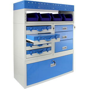 Storm Metal Van Racking - Blue by Monster Racking