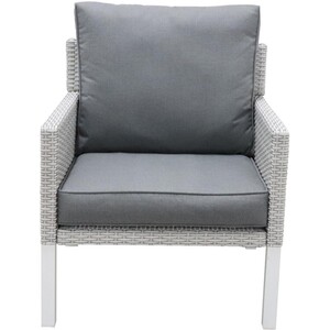 Naples 4 Piece Lounge Set - Grey by Malay