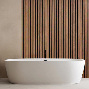 Wooden Slatted 3D Acoustic Wall Panelling by Home Treats