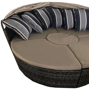 Outdoor Round Sofa Bed Patio Garden Daybed by Furniture One