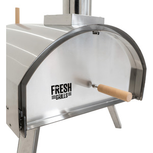 Extra Large Premium Outdoor Pizza Oven - Silver by Fresh Grills