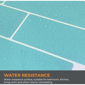 Glossy 3D Sticky Back Tile Stickers by Walplus