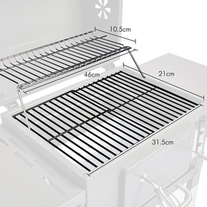 VonHaus Compact Charcoal BBQ - Black by Vonhaus