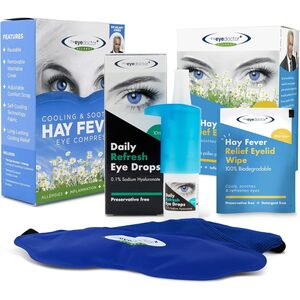 Allergy and Hayfever Relief Pack - Blue / 13.5cm / 20 by The Eye Doctor