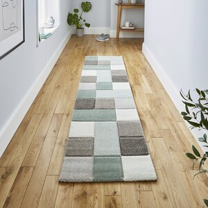 Brooklyn 646 BeigeGreen Rug - Beige/Green / 230cm by NA