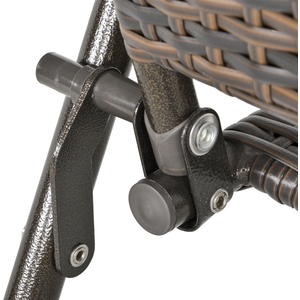 Outsunny 4 pcs Rattan Chairs - Brown by Outsunny