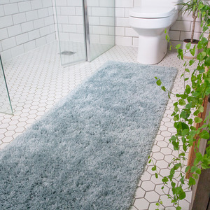 Super Soft Duck Egg Blue Shaggy Living Area Rug by The Rug House