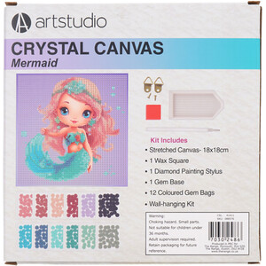 Art Studio Crystal Canvas - Mermaid by Art Studio