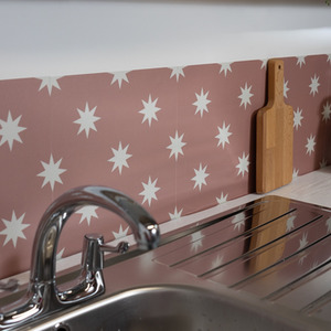 Quadrostyle STARRY NIGHT ROSE Wall Tile and Furniture Vinyl Stickers by Quadrostyle