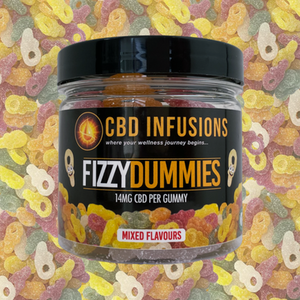 CBD Infusions - Vegan Fizzy Dummies (14mg CBD each) - Neutral by Whittlestons