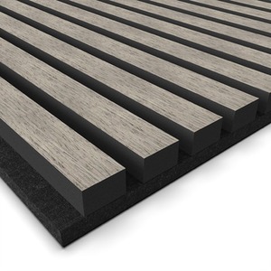 Wooden Slatted 3D Acoustic Wall Panelling by Home Treats