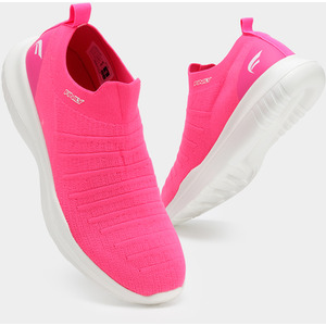 Ellie Womens Comfortable Slip-on Trainer - Fuchsia / 8 by Finily
