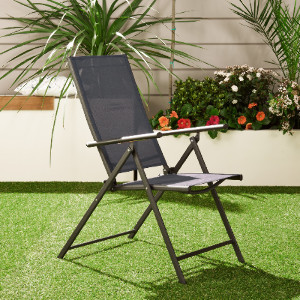 Rio 5 Position Garden Chair - Navy by Outdoor Essentials