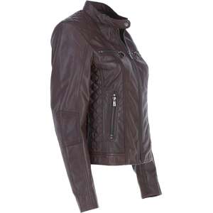 Donna Milano Real Leather Biker Style Jacket by Ashwood Leather