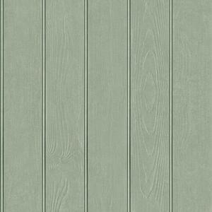 Beaded Wood Panel Wallpaper Modern Contemporary Stylish - Green by Belgravia