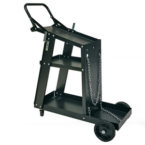 3 Tier Welding Cart Trolley 80kg storage - Black by International