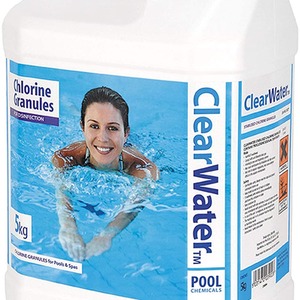 5kg Clearwater Chlorine Granules - White by Samuel Alexander