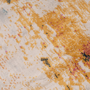 Bold Multicolour Distressed Abstract Living Area Rug by The Rug House