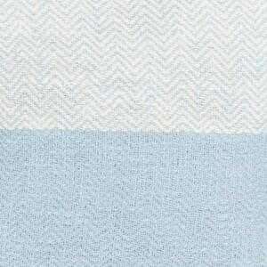 Tofino Herringbone Cushion - Blue