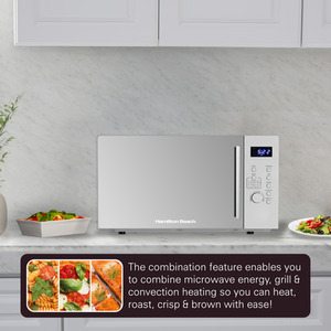 30L Combination Microwave with Grill - Silver by Hamilton Beach