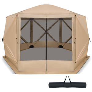 Pop-up Screen House Tent Camping Gazebo by Costway