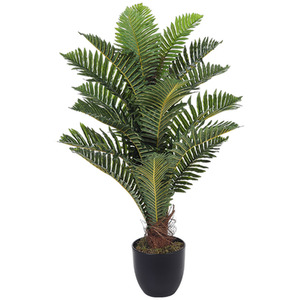 Artificial Phoenix Fern Tree - Green / 90cm by Garden Sanctuary