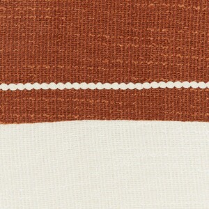 Arizona Cushion - Rust and White