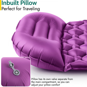 Lightweight Single Camping Mat with Pillow by Trail