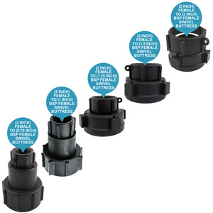 IBC S60x6 (2 inch) Female to (2 inch) BSP Female Swivel Buttress by DNA PACKAGING LTD