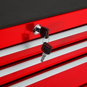 Tool Chest with 7 Drawers - Red by tectake