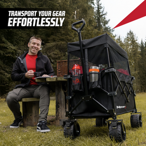 Folding Canopy Festival Wagon - Black by MoverX