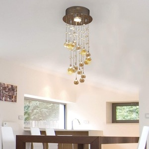 HOMCOM Ceiling Chandelier - Silver by HOMCOM