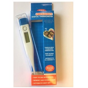 Digital Thermometer with Storage Case - White by PMS International