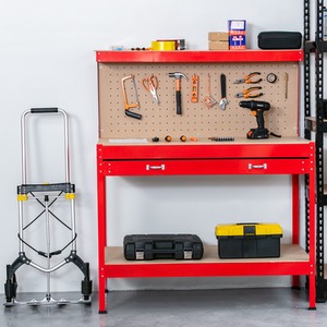 SwitZer Steel Garage Storage Work Bench - Red by SwitZer
