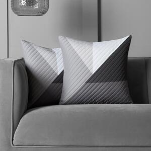 Pack of Ralph Geo Pinsonic Cushion Covers - Grey / 4 by OHS