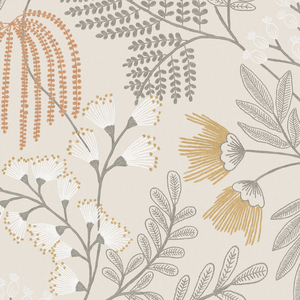 Superfresco Easy Richmond Floral Wallpaper - Sandstone by Superfresco Easy