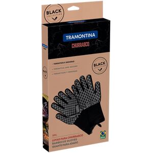 Tramontina 2 Pcs. Barbeque Mitts - Black by Tramontina