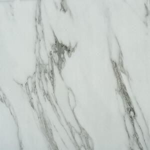 Floor Tiles Self-Adhesive Vinyl Flooring Kitchen Bathroom - White, Grey / Marble by D-C-Fix