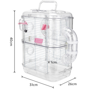 Transparent Hamster Cage by Livingandhome
