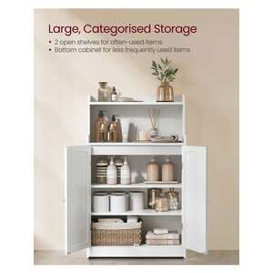 Bathroom Storage Cabinet Unit - White by VASAGLE