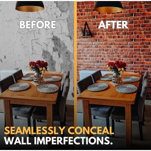 3D Wall Panels Brick design PVC Cladding Panels by NOVECRAFTO