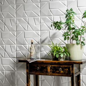 3D Wall Panels - White / Liam Design by WALPLUS