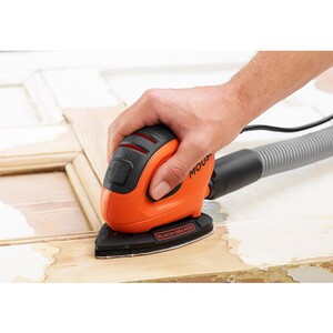 BLACK+DECKER 55W Corded Mouse Sander & 6 Sanding Sheets by Black + Decker