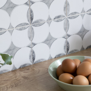 Quadrostyle CARRERA MARBLE Wall Tile and Furniture Vinyl Stickers by Quadrostyle