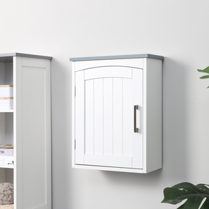 kleankin Bathroom Wall Cabinet with Adjustable Shelf by kleankin